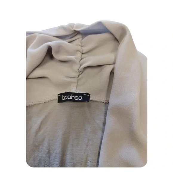 Boohoo Grey Long Sleeve Bodysuit  Size 14 - Picture 7 of 8